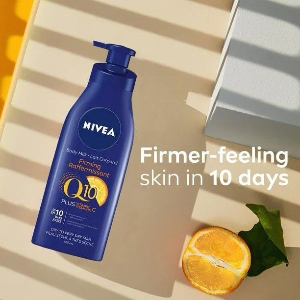 NIVEA Q10 + with Vitamin C Firming Body Milk