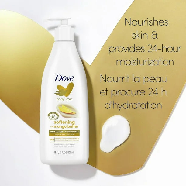 Dove Body Love Softening with Mango Butter moisturizing Body Lotion
