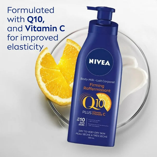 NIVEA Q10 + with Vitamin C Firming Body Milk