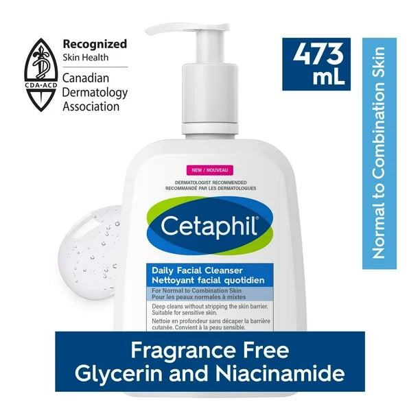 Cetaphil Daily Facial Cleanser, Fragrance Free