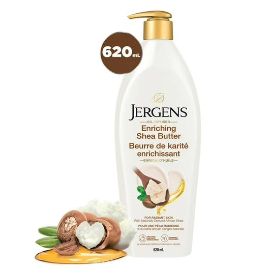 Jergens Enriching Shea Butter Moisturizer & Body Lotion for Extra-Dry Skin