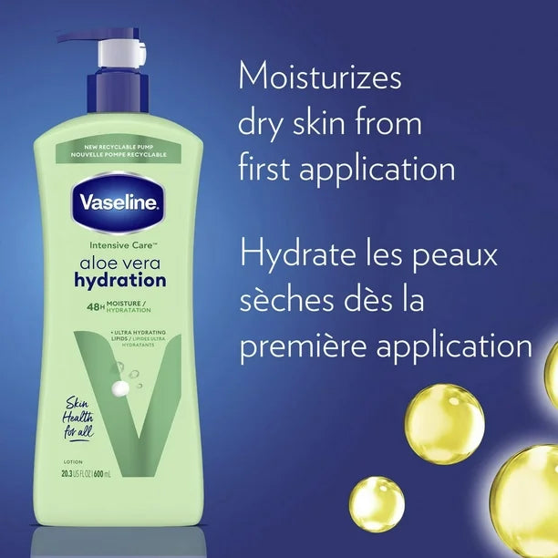 Vaseline Intensive Care™ with 48H Moisture Aloe Vera Hydration Body Lotion
